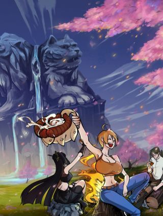 狮虎河山下,狮虎河山下漫画